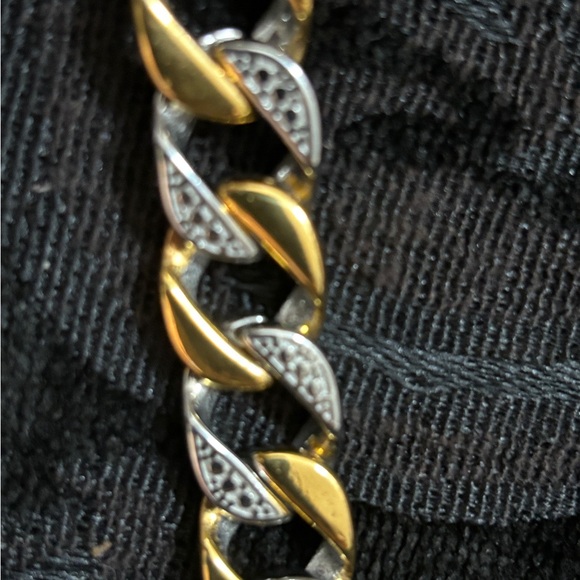 NWT- MENS 18K GOLD / SILVER BRACELET - Picture 11 of 13